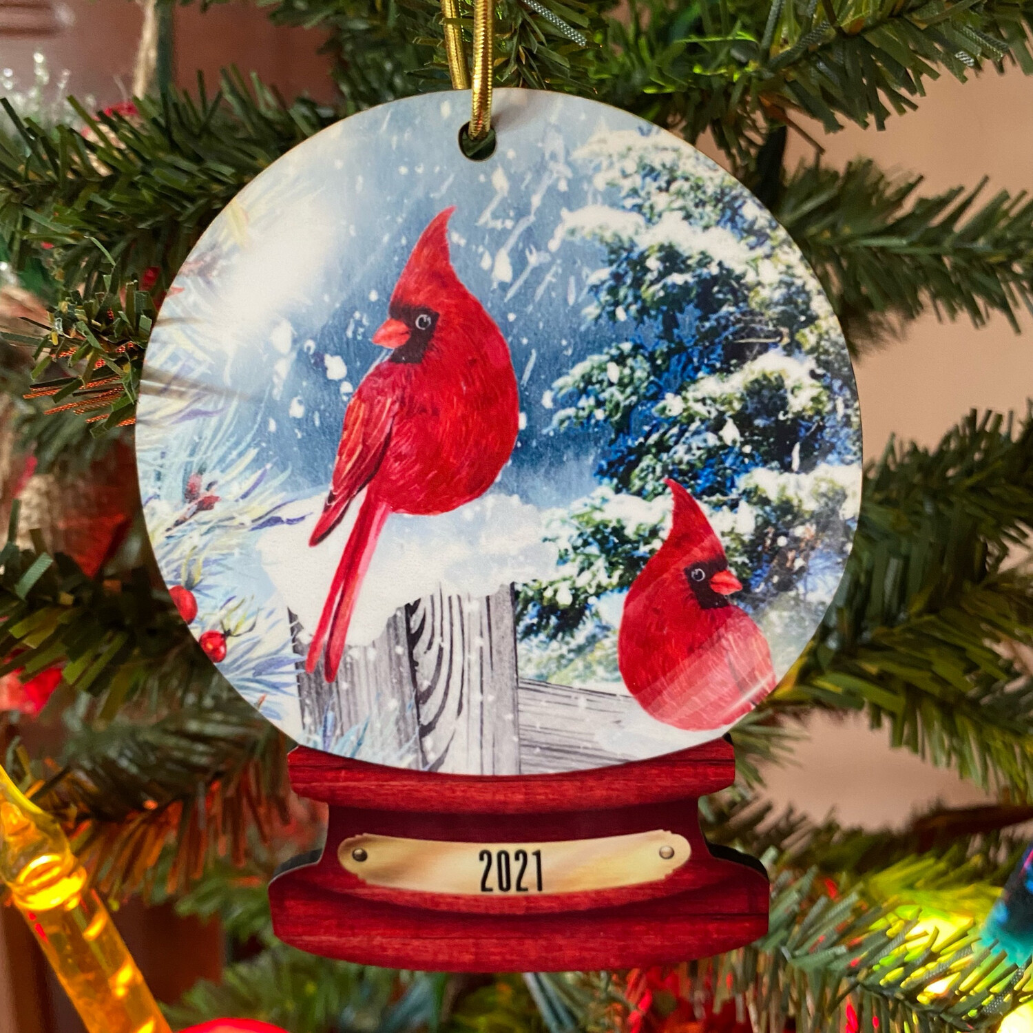 Personalized Ornament-Snow Globe