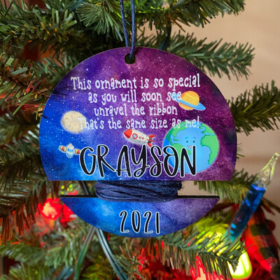 Personalized Ornament-Growth (Space)
