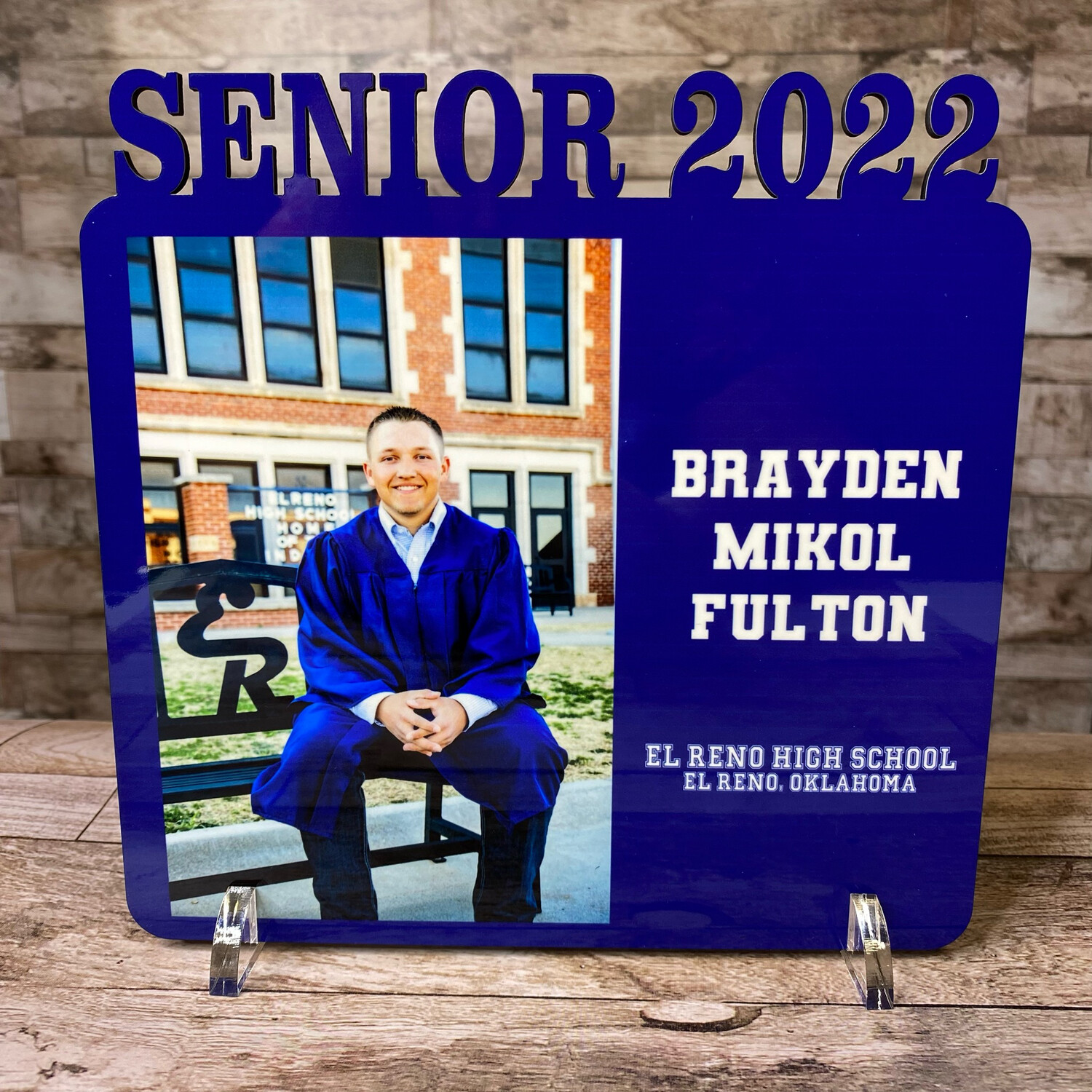 Custom Photo Word Board - Senior 2022 - Medium