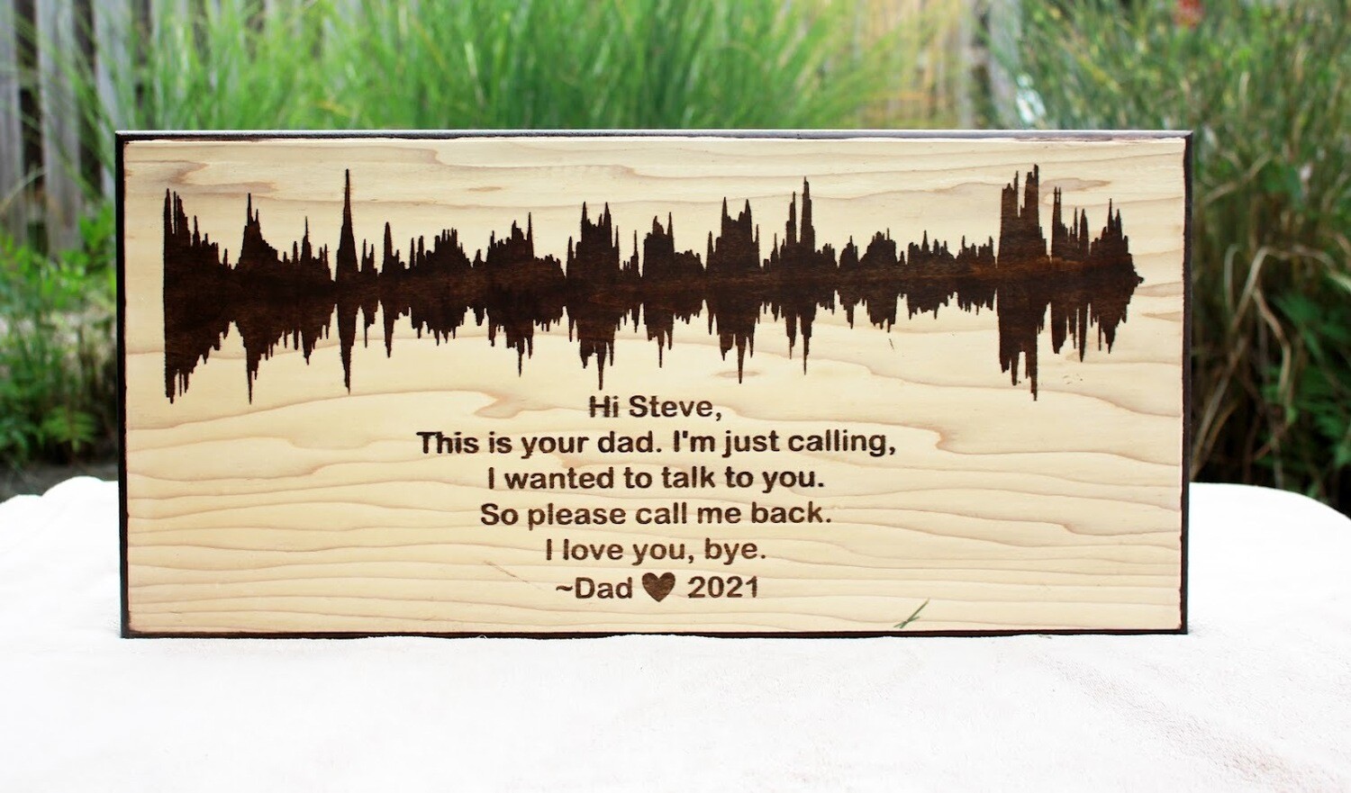 HANDMADE WOOD MAGIC MEMORIES WALL HANGING