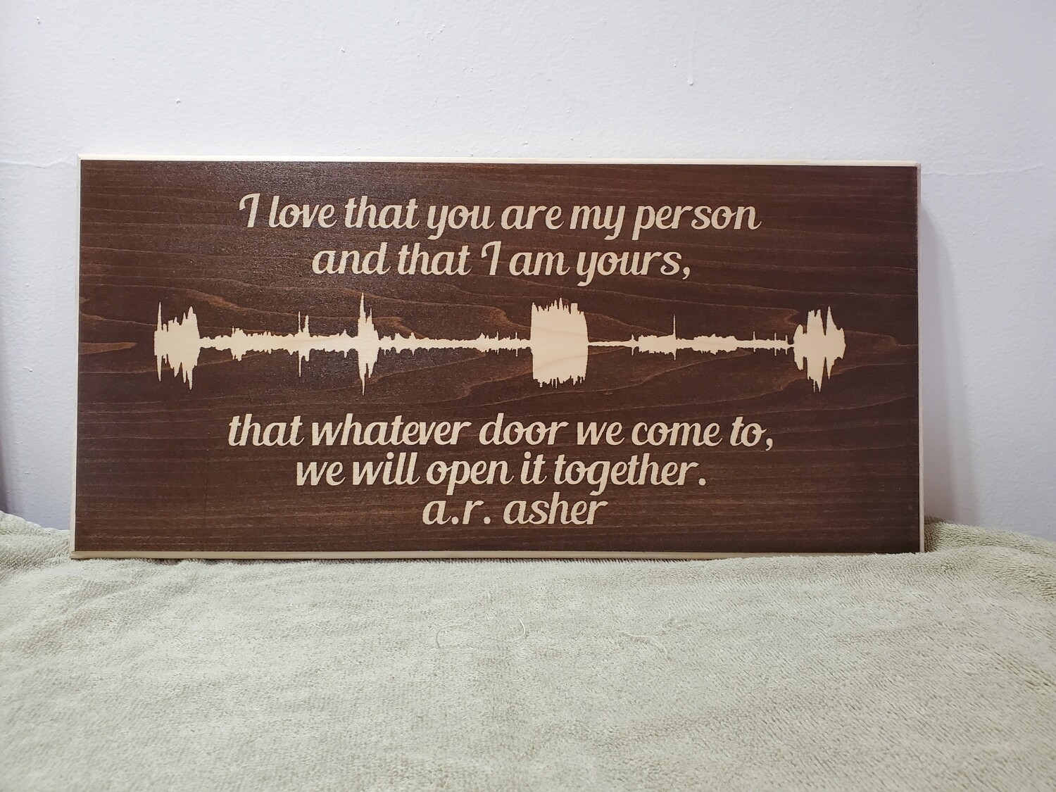 HANDMADE WOOD MAGIC MEMORIES WALL HANGING