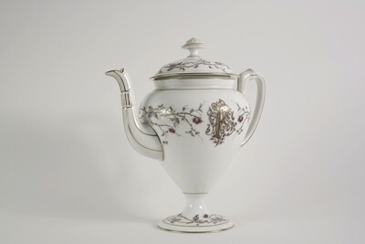 Tetera porcelana Limoges. William Guerin & Cie Limoges.