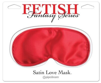 FETISH FANTASY SATIN LOVE MASK RED