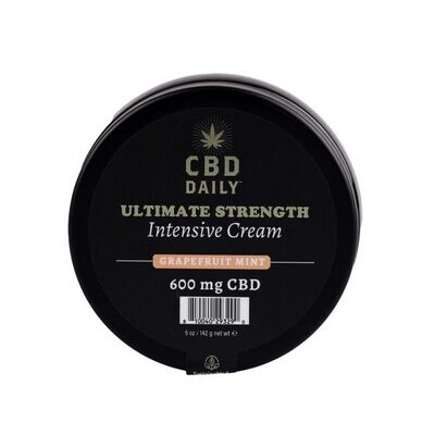 CBD Daily Ultimate Strength Intensive Cream Grapefruit Mint 5oz