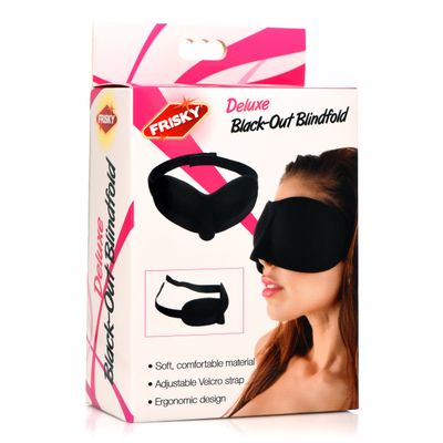 Frisky Deluxe Black Out Blindfold