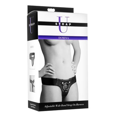 Strap U Domina Adjustable Wide Band Strap On Harness