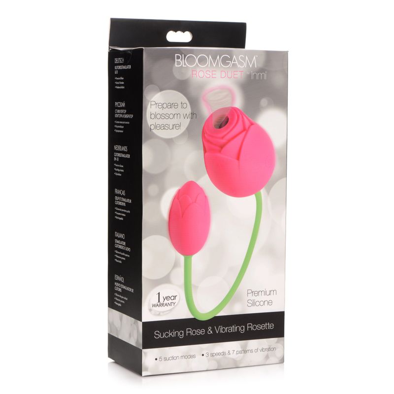 Inmi Bloomgasm Rose Duet Sucking Rose & Vibrating Rosette