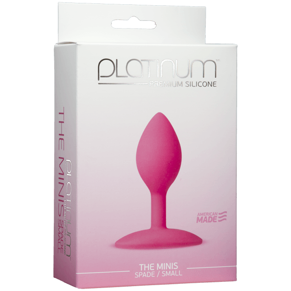 Platinum Premium Silicone The Minis Spade Small Pink