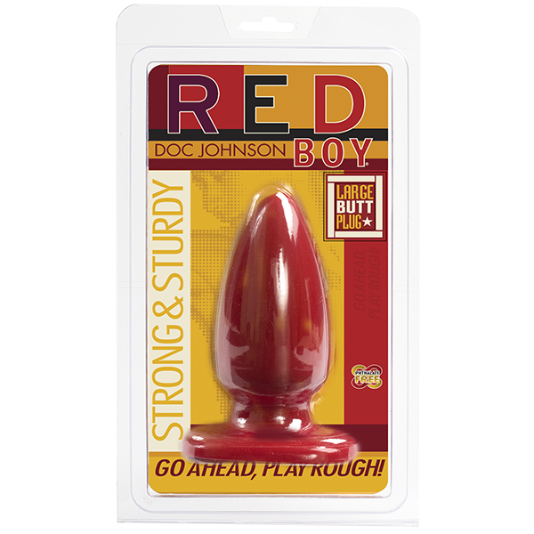 Red Boy Large 5" Butt Plug