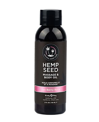 Hemp Seed Massage Oil Zen Berry Rose 2oz