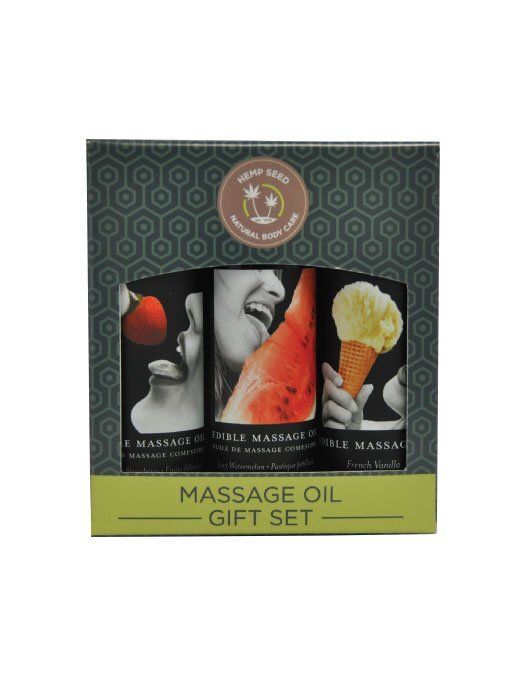 Hemp Seed Massage Oil Gift Set