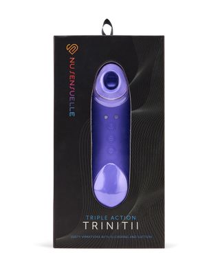 Nu Sensuelle Trinitii 3 In 1 Suction Tongue Ultra Violet