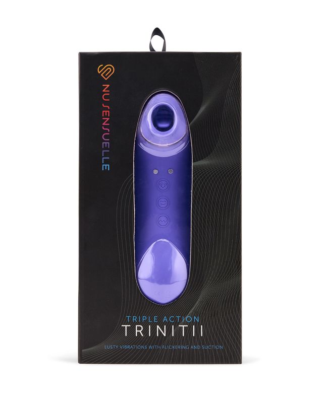 Nu Sensuelle Trinitii 3 In 1 Suction Tongue Ultra Violet