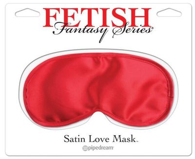 Fetish Fantasy Satin Love Mask Red