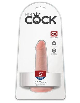 King Cock 5" Cock - Tan