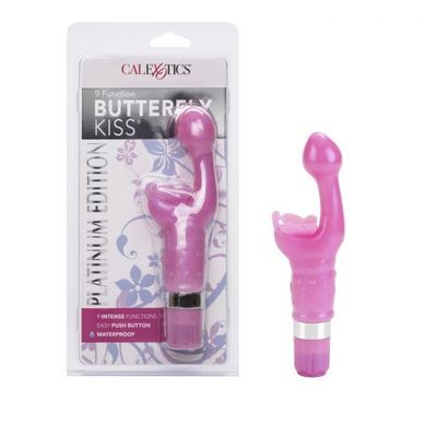 9 Function Butterfly Kiss Platinum Pink