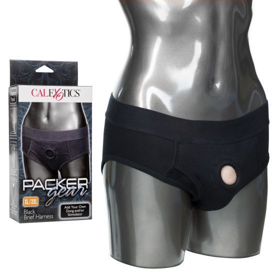 Packer Gear Brief Harness Black Xl/2Xl