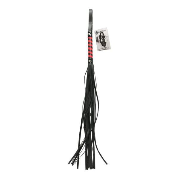 Red & Black Stripe Flogger
