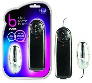 B Yours By Blush | Silver Power Bullet Black 2-Inch Vibrating Bullet
