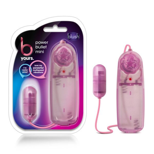 B Yours By Blush | Power Bullet Mini Pink 1.60-Inch Vibrating Bullet B Yours By Blush | Power Bullet Mini Pink 1.60-Inch Vibrating Bullet
