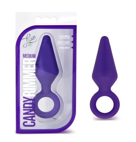 Luxe By Blush | Candy Rimmer Purple 4.5-Inch Anal Plug