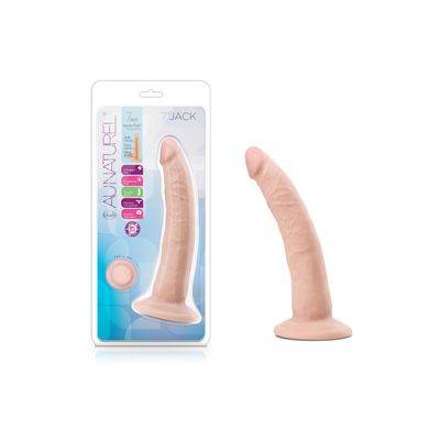 Au Naturel By Blush | Realistic Vanilla 7.5-Inch Long Dildo With Suction Cup Base