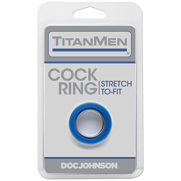 Titanmen Cock Ring Blue Titanmen Cock Ring Blue