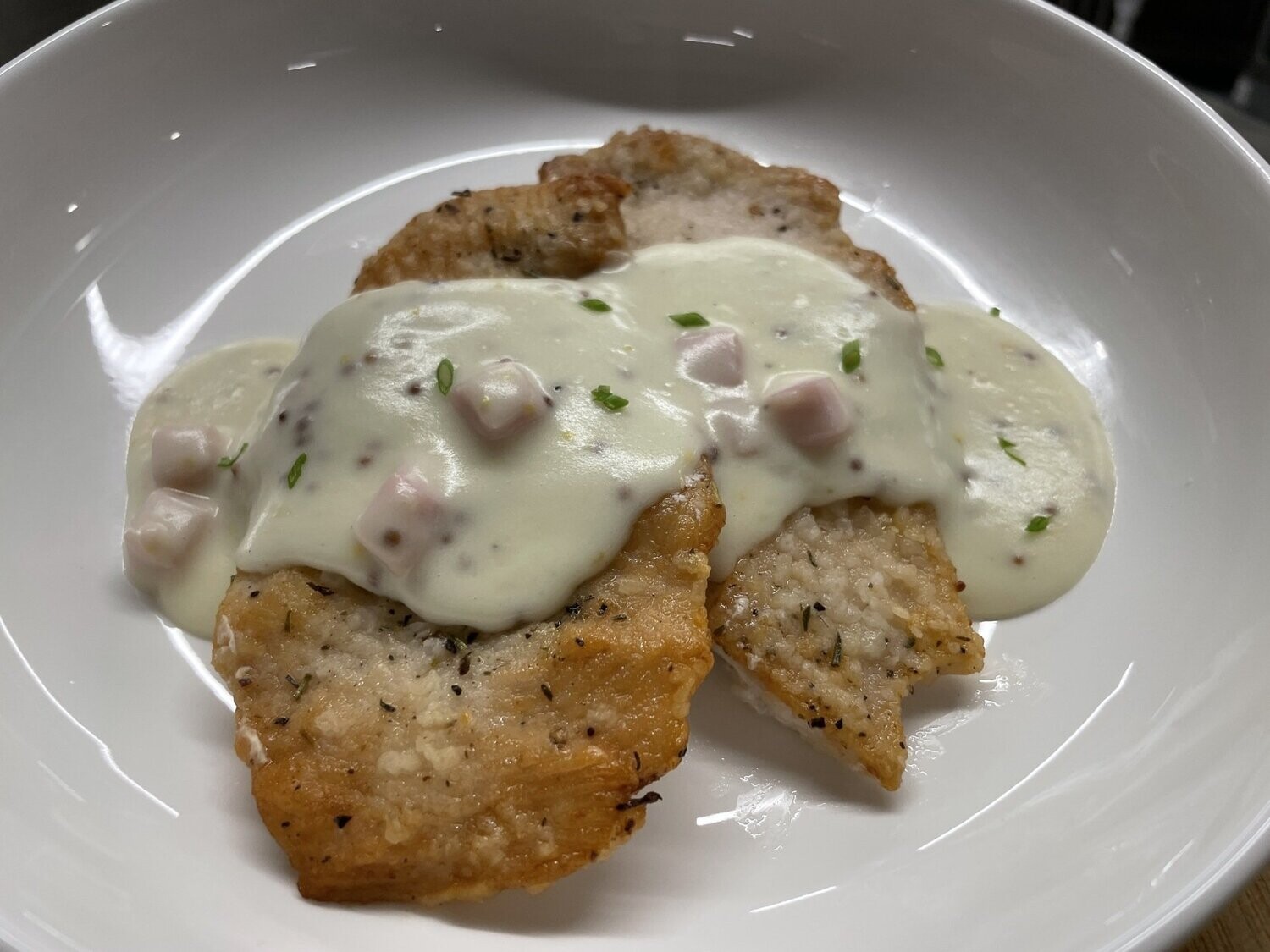 Sauteed Chicken Cordon Bleu
