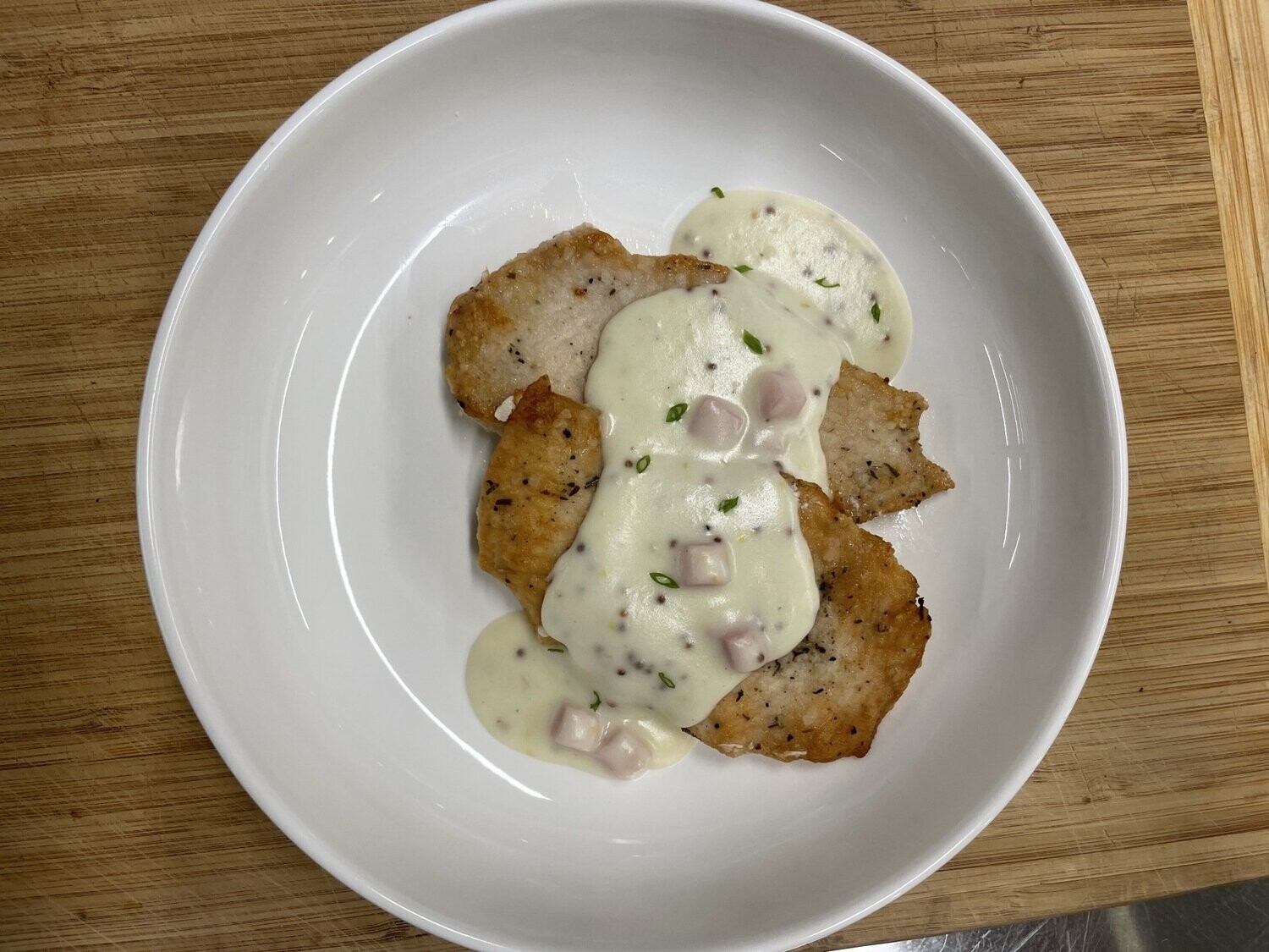 Sauteed Chicken Cordon Bleu
