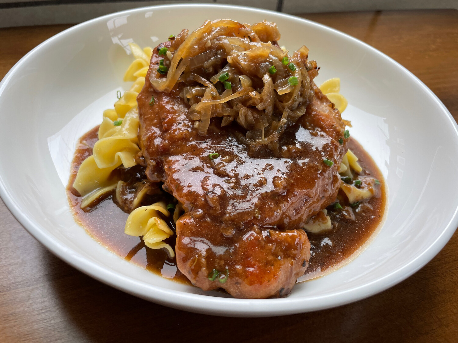 Smothered Pork Chop