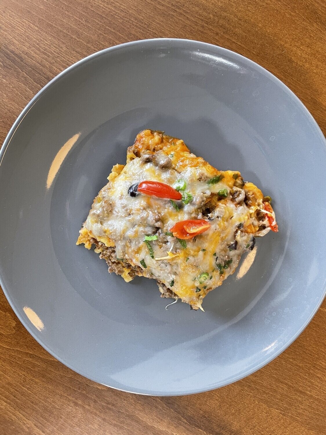 Beef Enchilada Casserole with Cilantro Lime rice