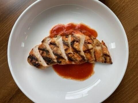 Grilled Buffalo Chicken with Hammajack Spicy Buffalo Sauce