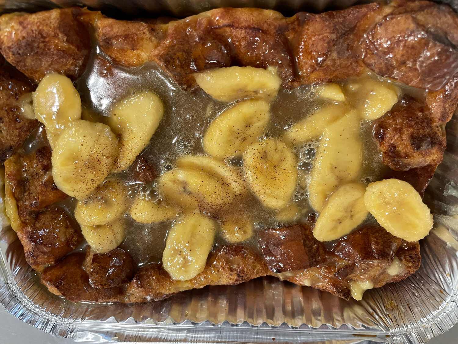 Banana Fosters Bread Pudding