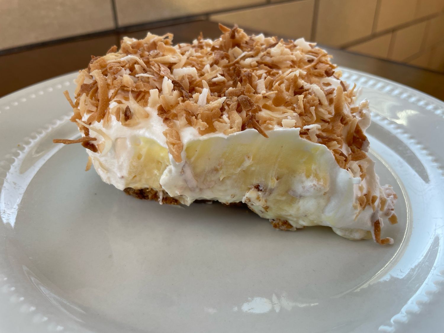 Coconut Cream Pudding Dessert