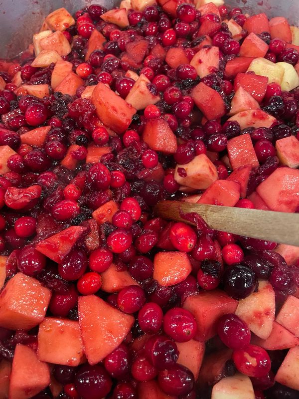 Cranberry-Apple Compote