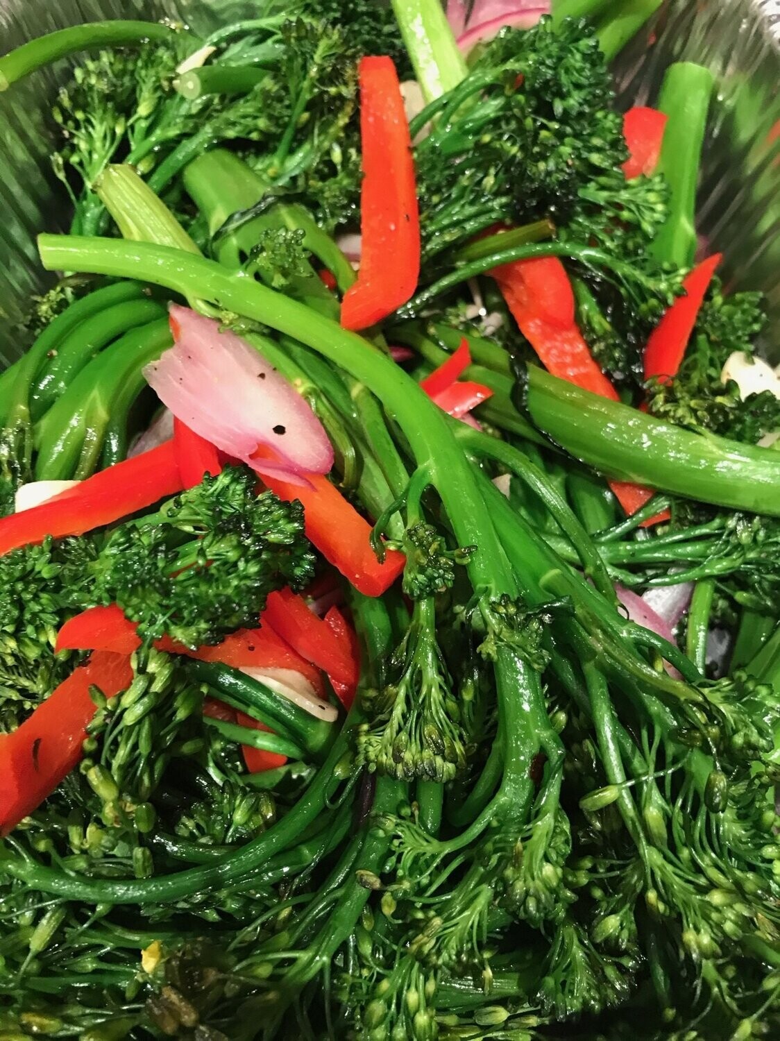 Roasted Broccoli with Chilies