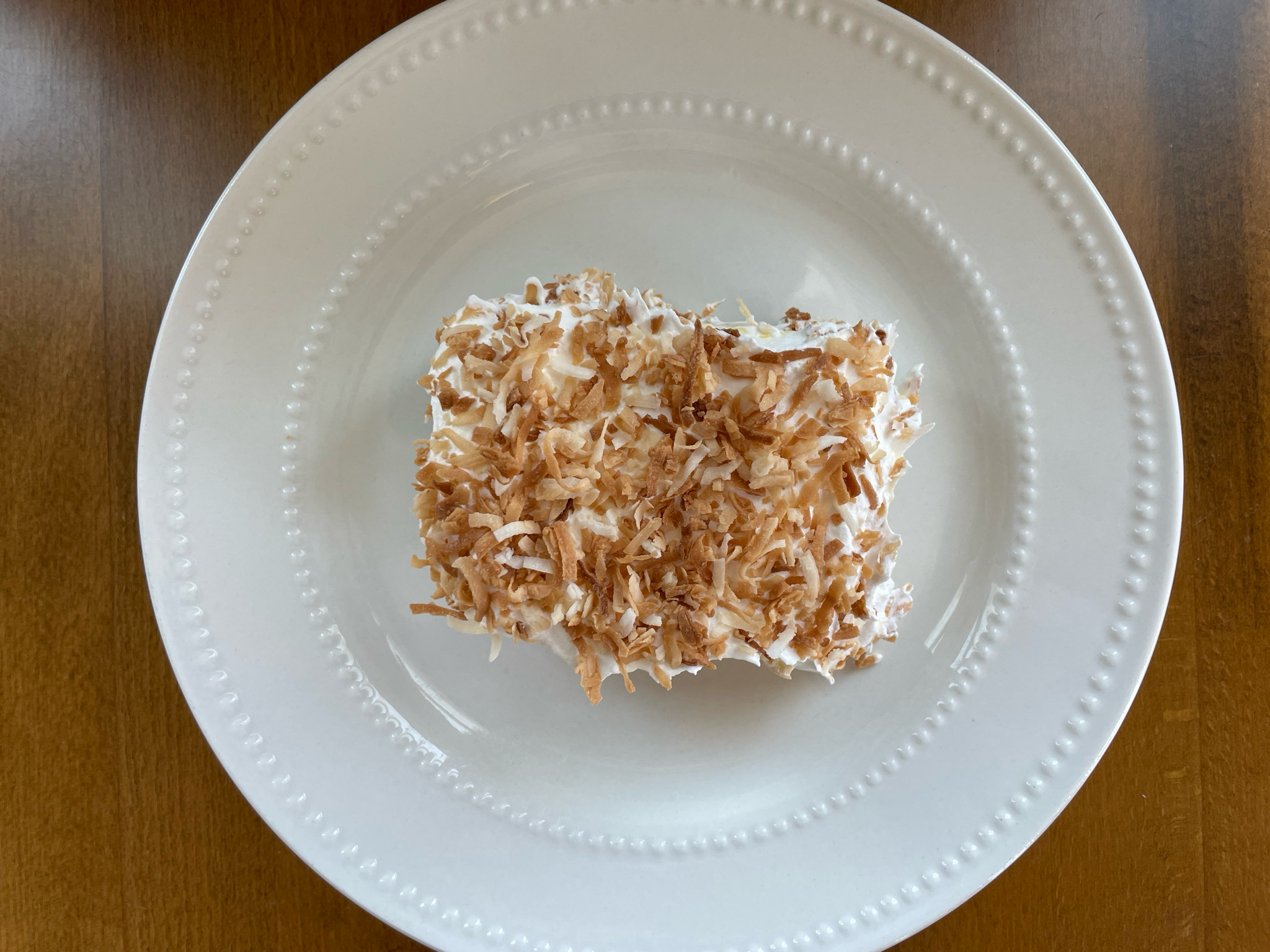 Coconut Cream Pudding Dessert