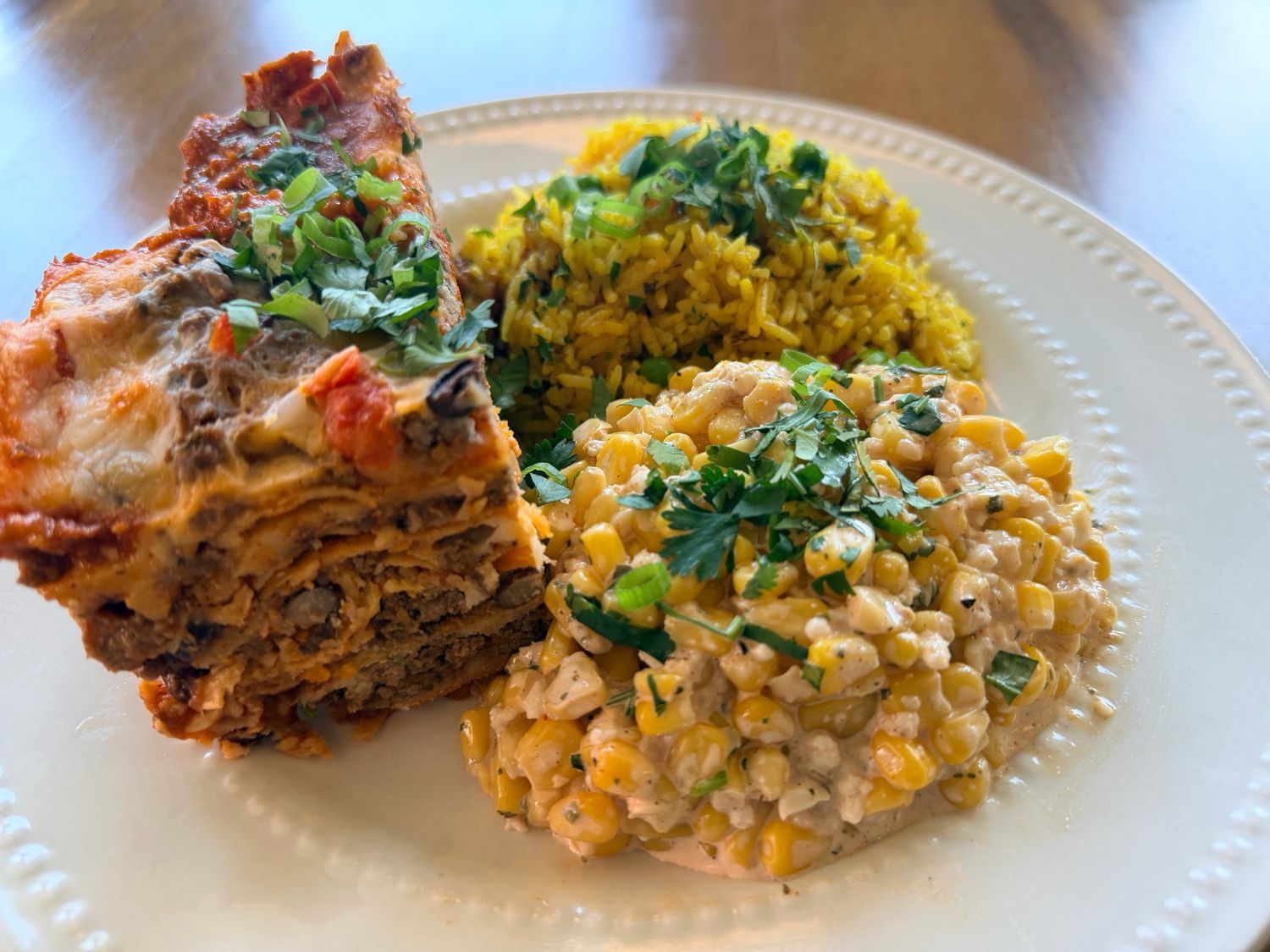Beef Enchilada Casserole with Spanish Rice Beef Enchilada Casserole with Spanish Rice