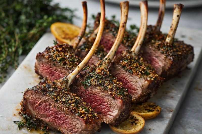 Roasted Rack of Lamb Meal