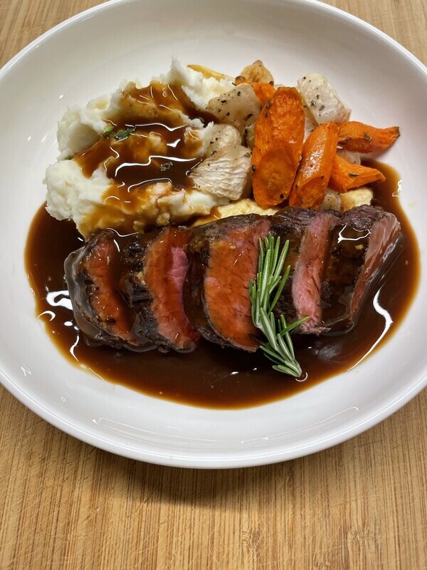 Gram's Roast Beef with Gravy, Single Serving Meal