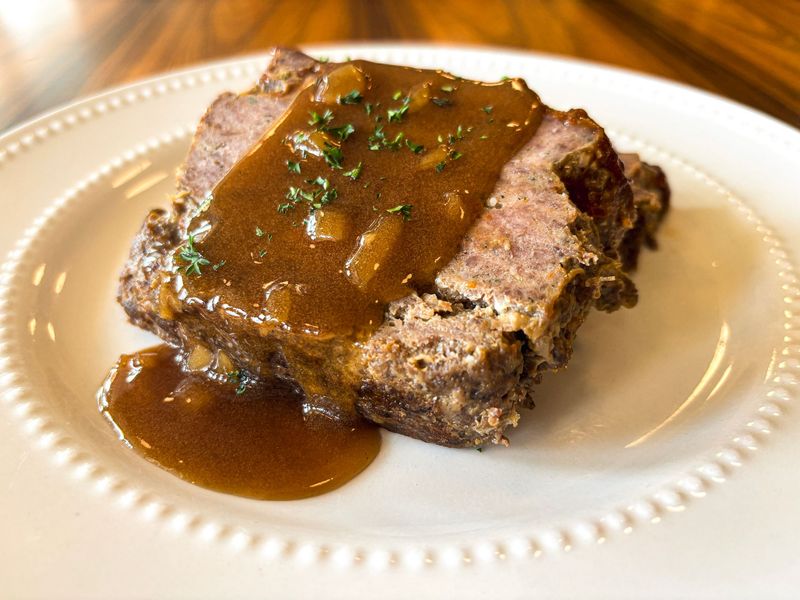 Meatloaf with Brown Gravy - Single Serving Meal