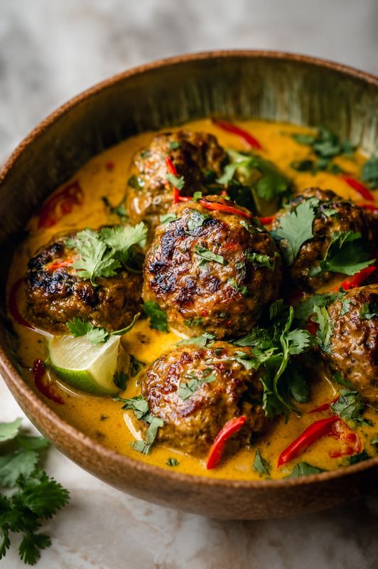 Jamaican Jerk Chicken Meatballs - Single Serving Meal