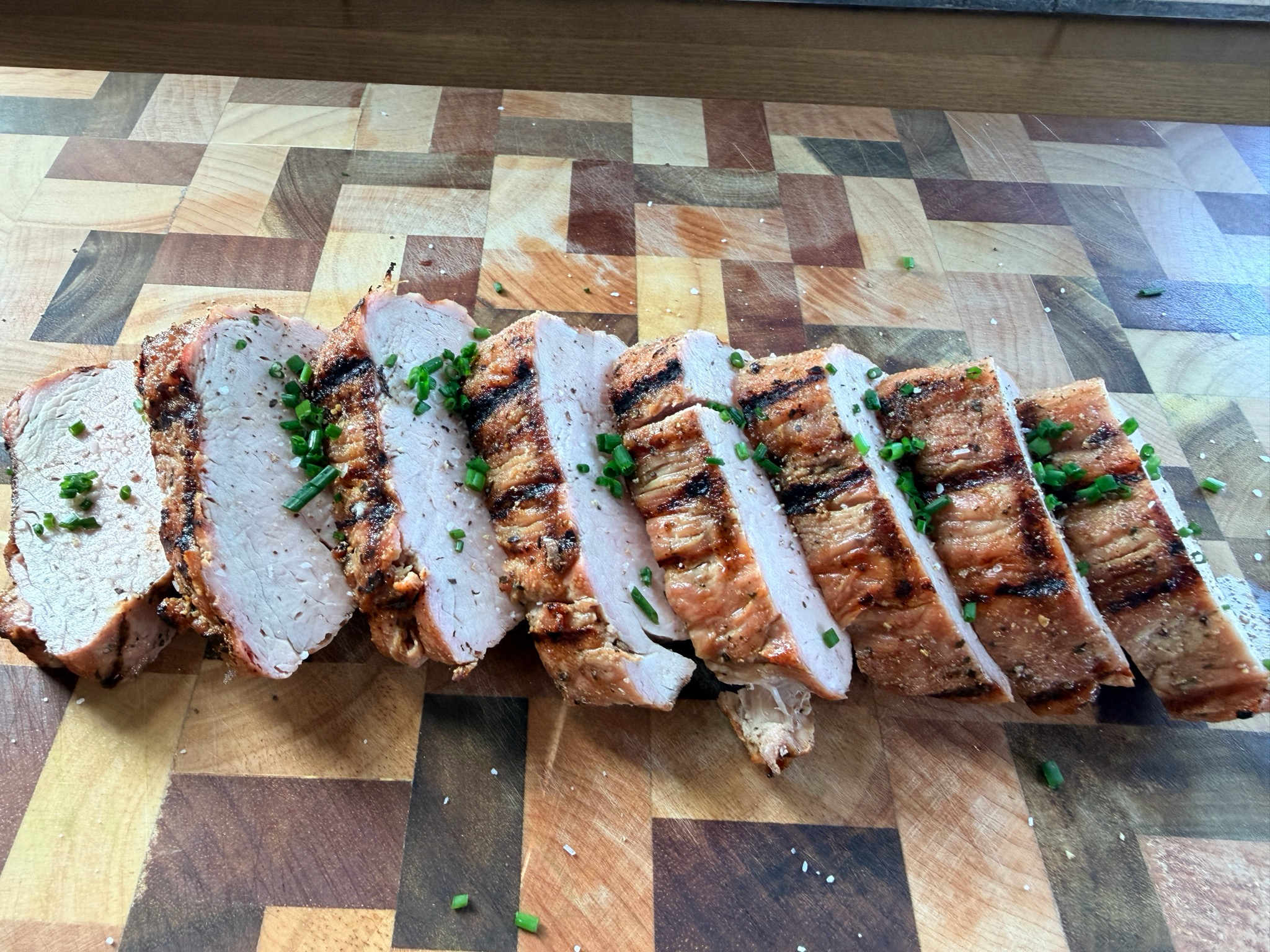 Garlic Herb Grilled Pork Tenderloin