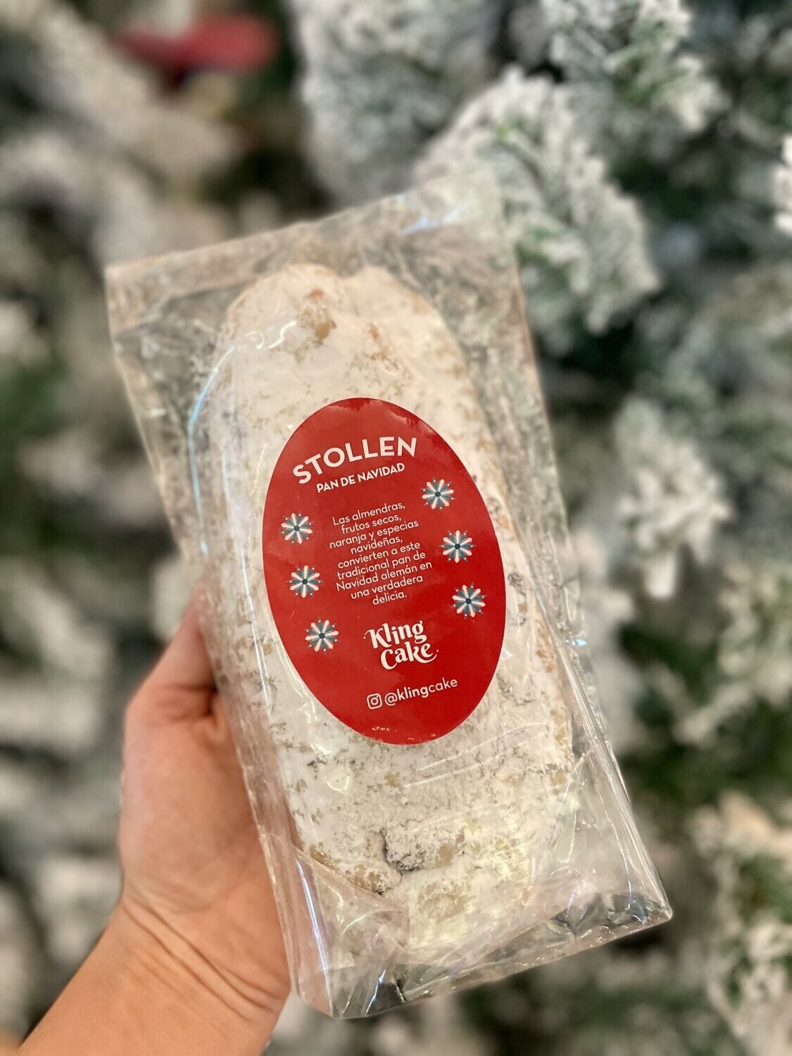 Stollen- Pan de Navidad Grande