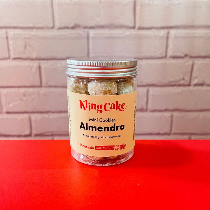 Tarro Mini Cookies Almendra