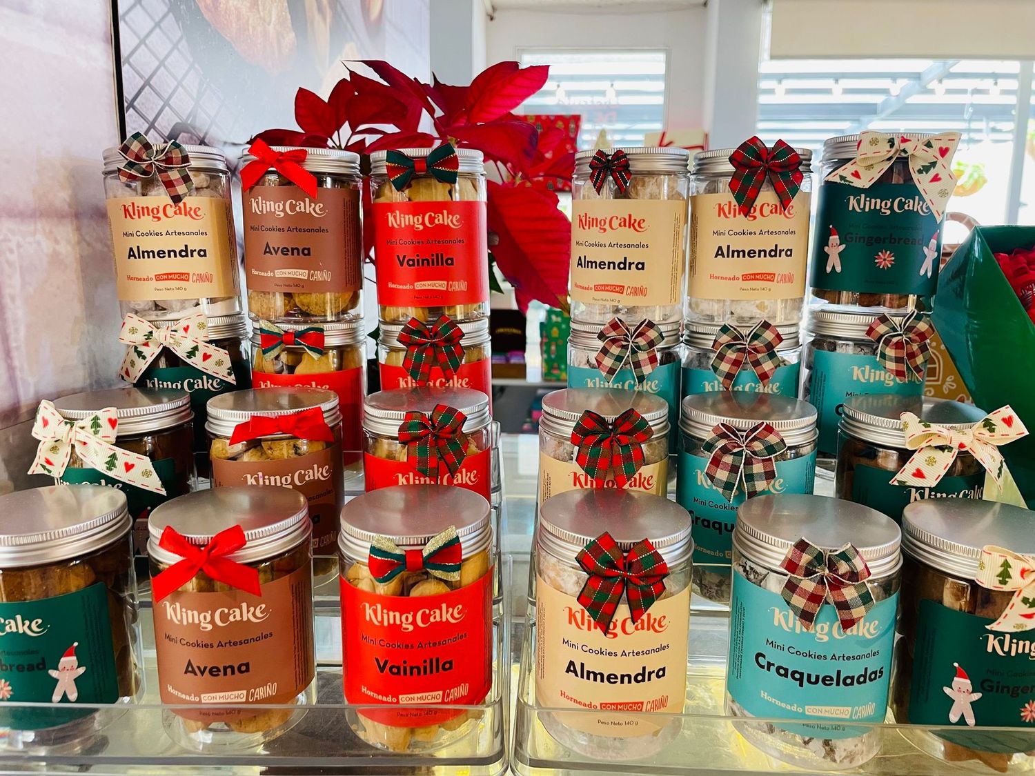 Tarro Mini Cookies Navidad