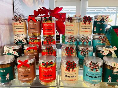 Tarro Mini Cookies Navidad