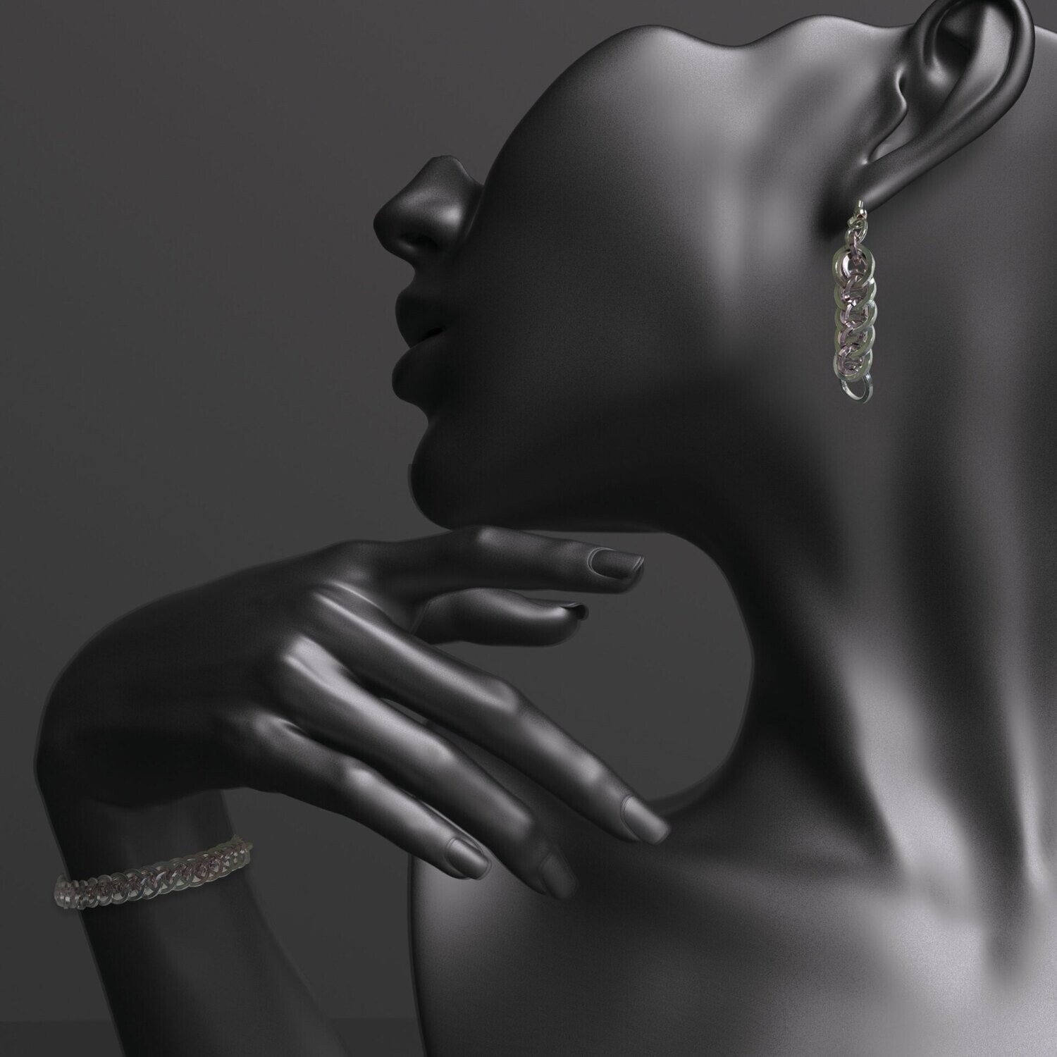 Bracelet and Earring Set