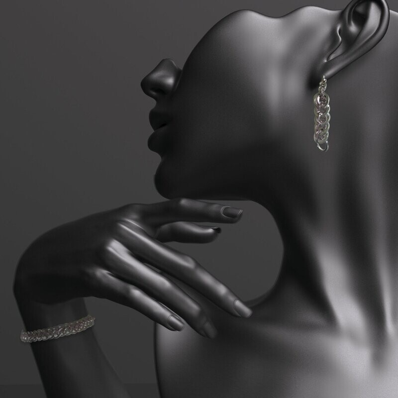 Bracelet and Earring Set