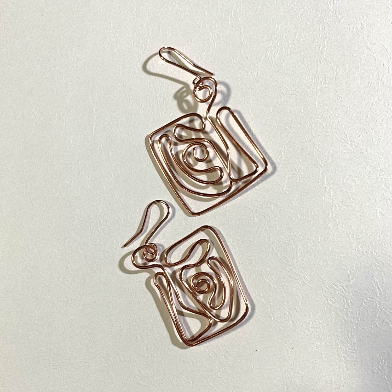 Simple Copper Earings